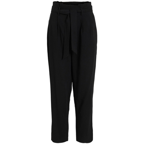 textil Mujer Pantalones Vila Noos Pants Kaya 7/8 - Black Negro