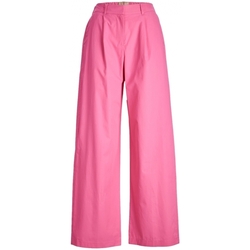 textil Mujer Pantalones Jjxx Pants Vigga Wide - Carmine Rose Rosa