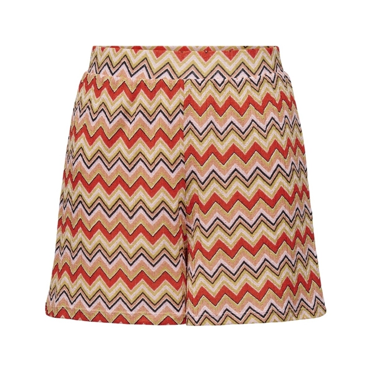 textil Mujer Shorts / Bermudas Only Shorts Boho - Zigzag Multicolor