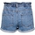 textil Mujer Shorts / Bermudas Only Shorts Cuba Paperbag - Medium Blue Denim Azul