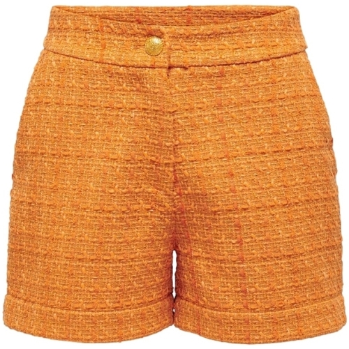 textil Mujer Shorts / Bermudas Only Billie Boucle Shorts - Apricot Naranja