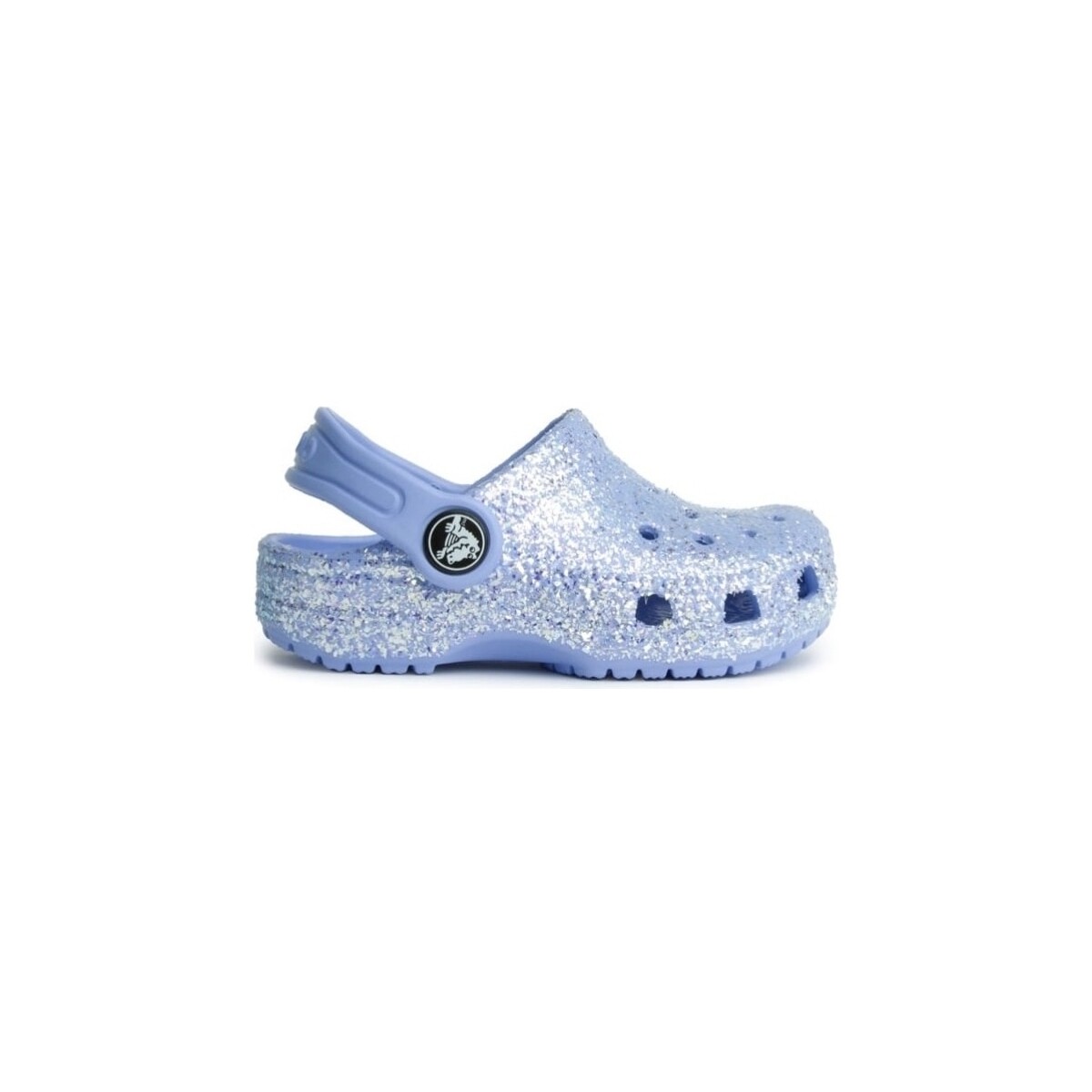 Zapatos Niños Sandalias Crocs Classic Glitter - Moon Jelly Azul