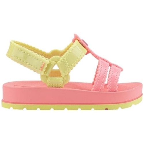 Zapatos Niños Sandalias Zaxynina Conectada Baby - Neon Pink / Light Gree Rosa