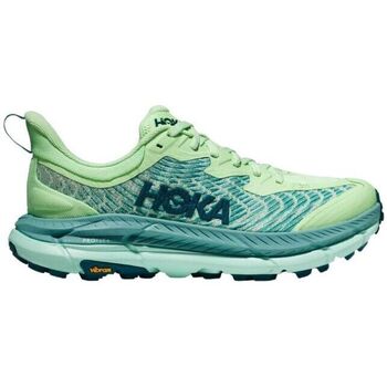 Zapatos Mujer Running / trail Hoka one one Zapatillas Mafate Speed 4 Mujer Lime Glow/Ocean Mist Verde