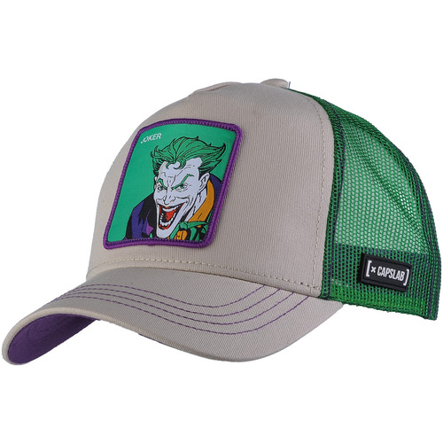 Accesorios textil Hombre Gorra Capslab DC Comics Joker Cap Beige