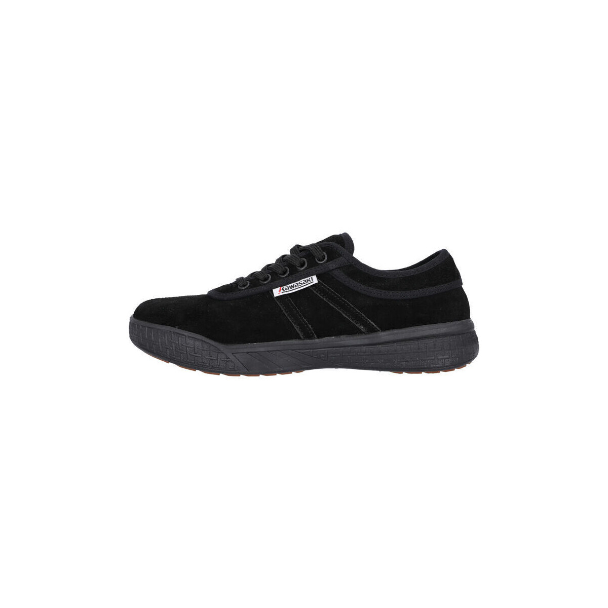 Zapatos Deportivas Moda Kawasaki Leap Suede Shoe K204414-ES 1001S Black Solid Negro