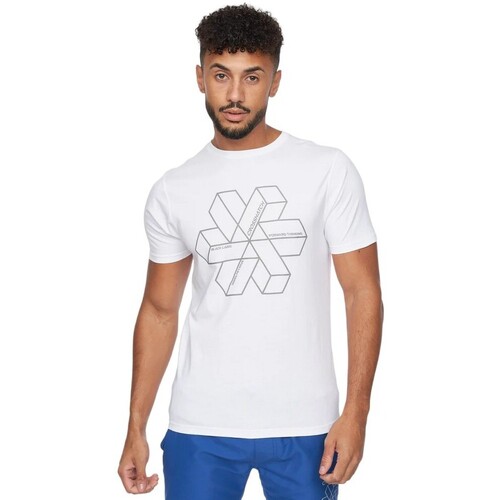 textil Hombre Camisetas manga larga Crosshatch Allred Blanco