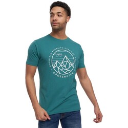 textil Hombre Camisetas manga larga Crosshatch Talung Verde