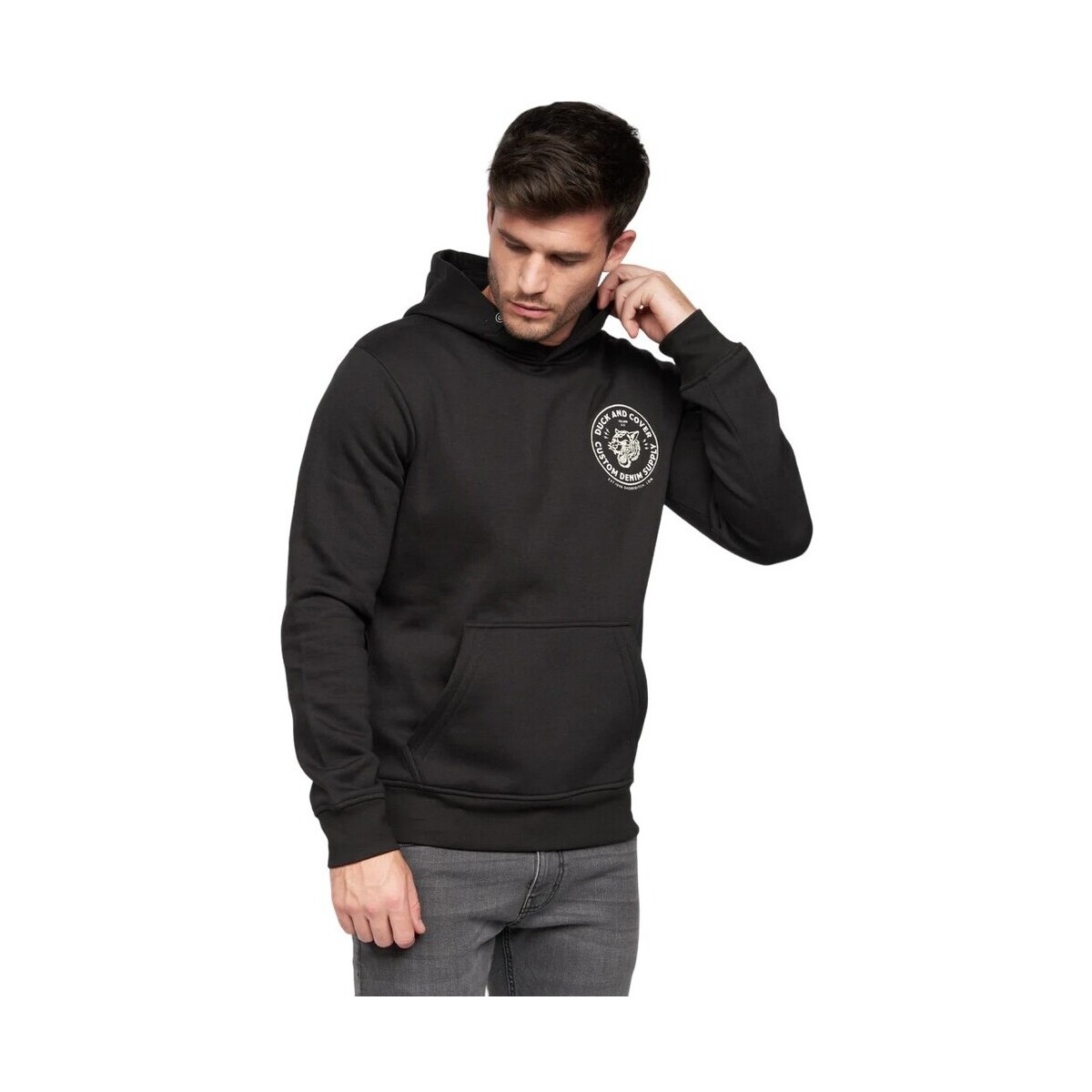 textil Hombre Sudaderas Duck And Cover Supplys Negro