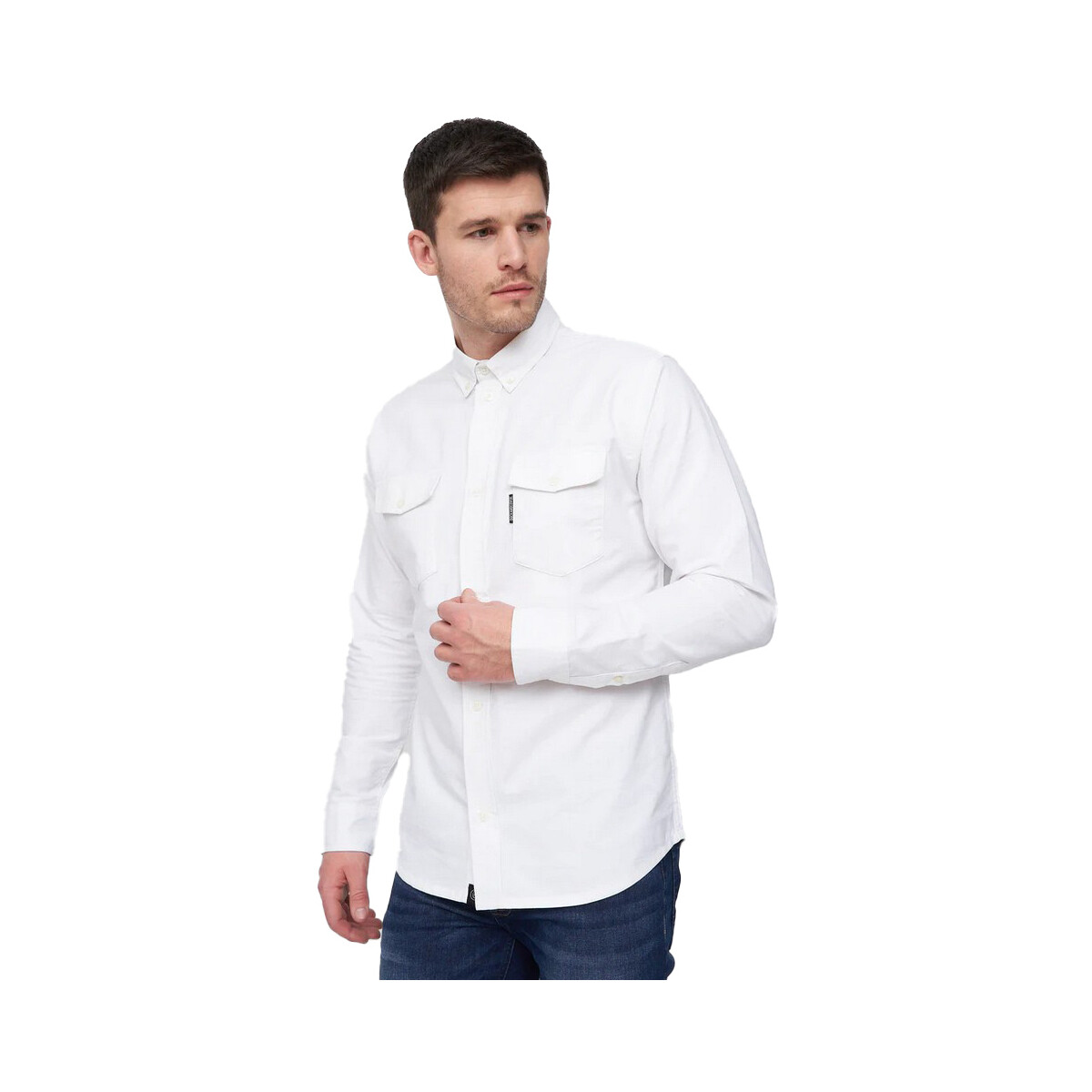 textil Hombre Camisas manga larga Duck And Cover Melmoore Blanco
