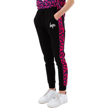 textil Niña Pantalones Hype Neon Cheetah Negro