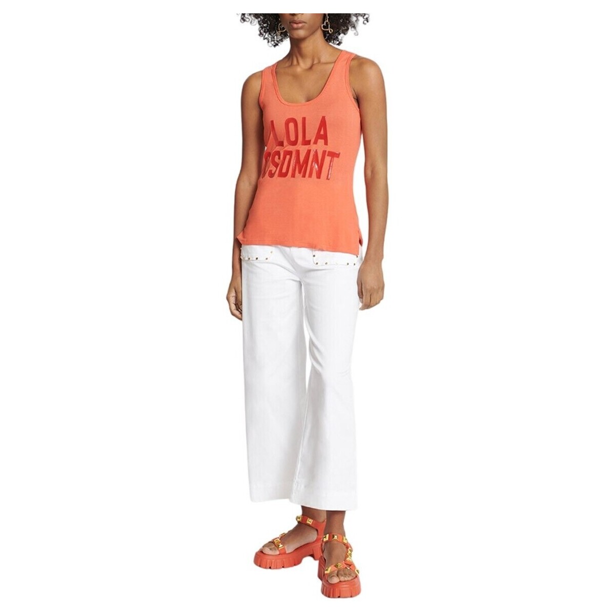 textil Mujer Tops y Camisetas Lola Casademunt 22360024 Naranja