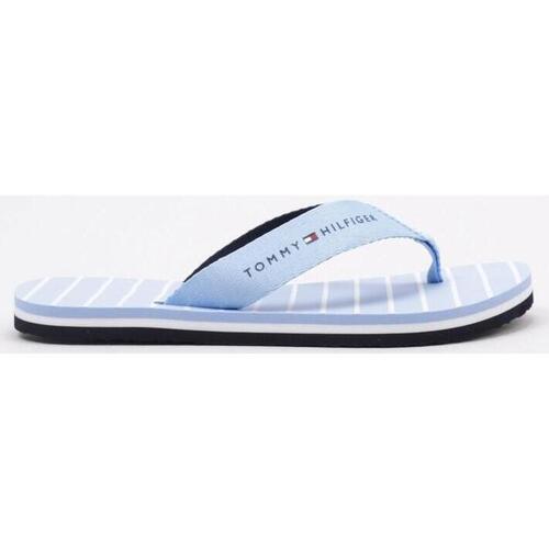 Zapatos Mujer Chanclas Tommy Hilfiger TOMMY ESSENTIAL ROPE SANDAL Azul