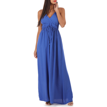 textil Mujer Vestidos largos La Modeuse 29753_P69092 Azul