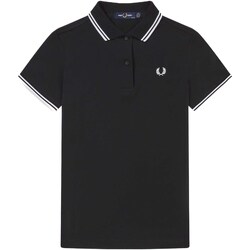 textil Mujer Tops y Camisetas Fred Perry Fp Twin Tipped Fred Perry Shirt Negro