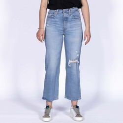 textil Mujer Pantalones Levi's Ribcage Straight Ankle Azul