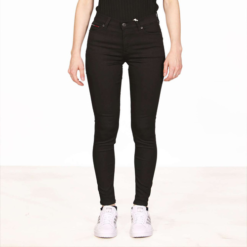 textil Mujer Vaqueros Tommy Hilfiger Mid Rise Skinny Nora Dnbst Negro