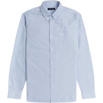 textil Hombre Camisas manga larga Fred Perry Fp Oxford Shirt Azul