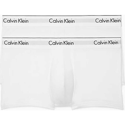 Ropa interior Hombre Calzoncillos Calvin Klein Jeans Low Rise Trunk 2P Blanco