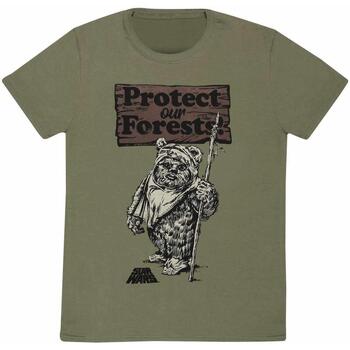 textil Camisetas manga larga Disney Protect Our Forests Verde