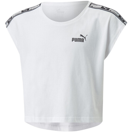 textil Niña Tops y Camisetas Puma  Blanco
