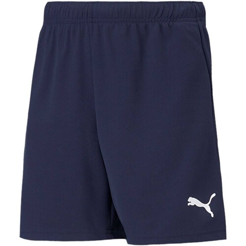 textil Niños Shorts / Bermudas Puma Teamrise Short Jr Azul