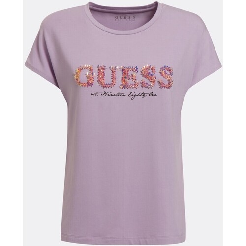 textil Mujer Tops y Camisetas Guess W2GI03 K68D0 Violeta