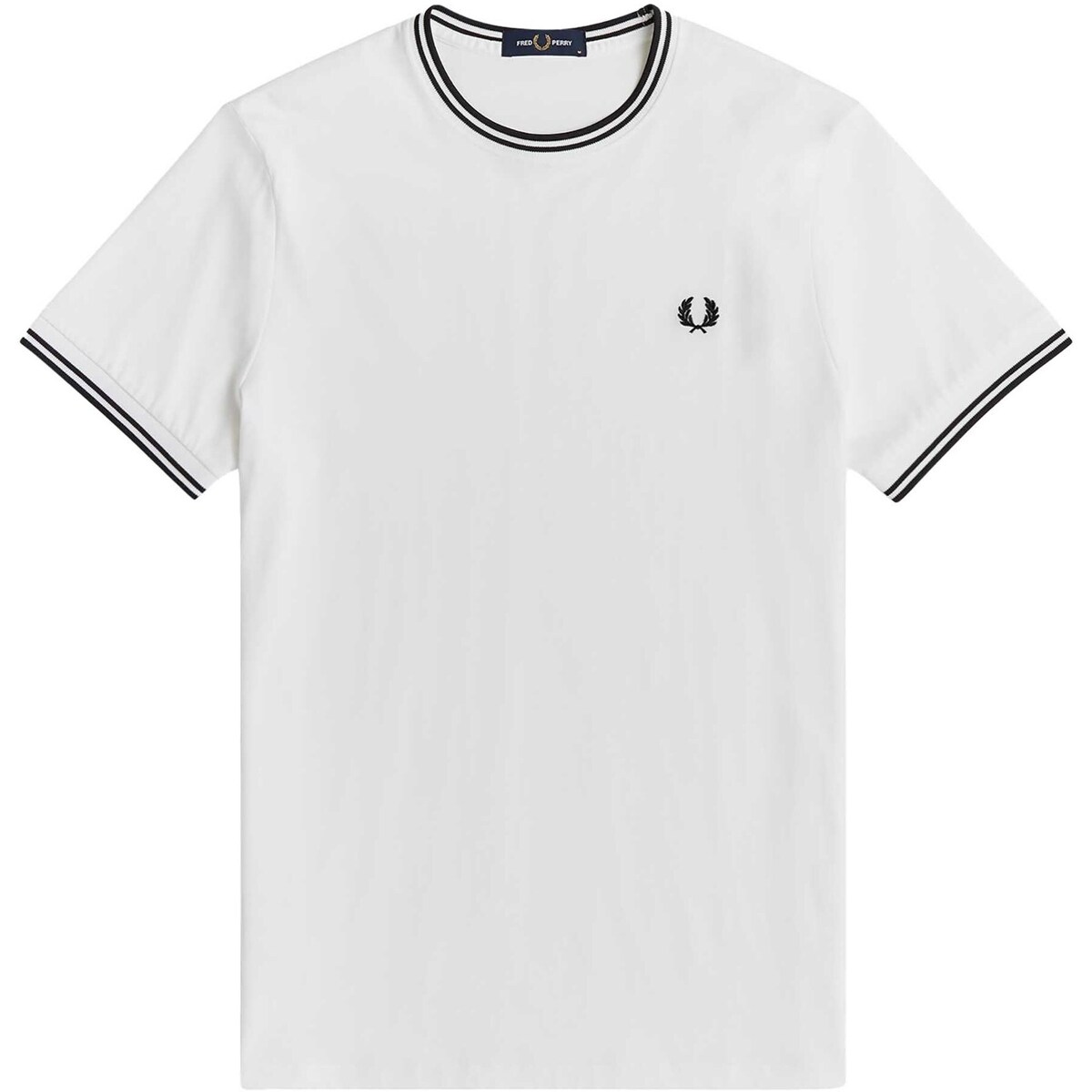 textil Hombre Tops y Camisetas Fred Perry T-Shirt Fred Perry Basic Bianca Blanco