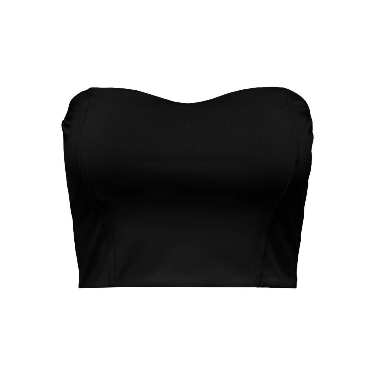 textil Mujer Camisetas sin mangas Only 15293182 LEA-BLACK Negro