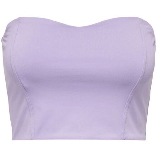 textil Mujer Camisetas sin mangas Only 15293182 LEA-PURPLE ROSE Rosa