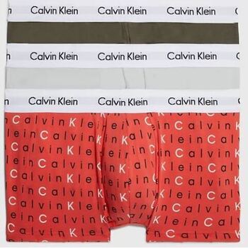 Ropa interior Hombre Calzoncillos Calvin Klein Jeans TRUNK 3PK LOW RISE  HOMBRE 