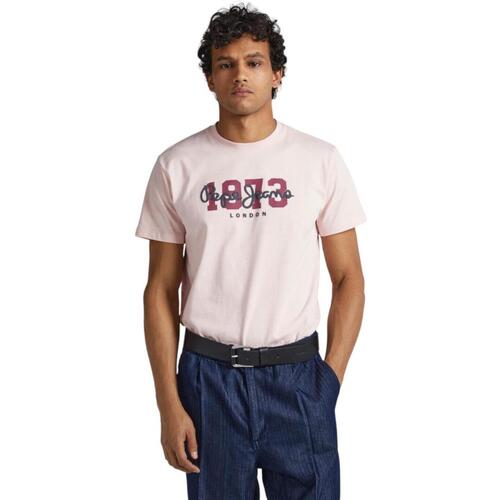 textil Hombre Camisetas manga corta Pepe jeans PM508953-324 Blanco