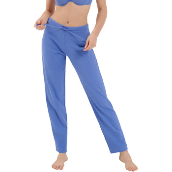 textil Mujer Pijama Lisca Pantalones largos de pijama Lucky  Cheek Azul