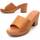 Zapatos Mujer Sandalias Bozoom 83263 Marrón