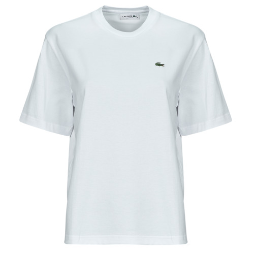 textil Mujer Camisetas manga corta Lacoste TF7215 Blanco