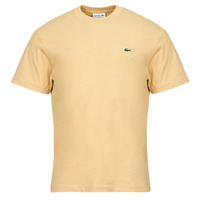 textil Hombre Camisetas manga corta Lacoste TH7318 Amarillo