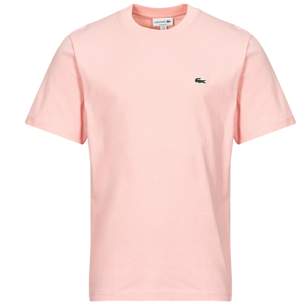 textil Hombre Camisetas manga corta Lacoste TH7318 Rosa