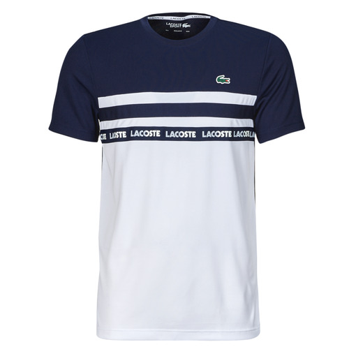 textil Hombre Camisetas manga corta Lacoste TH7515 Marino / Blanco