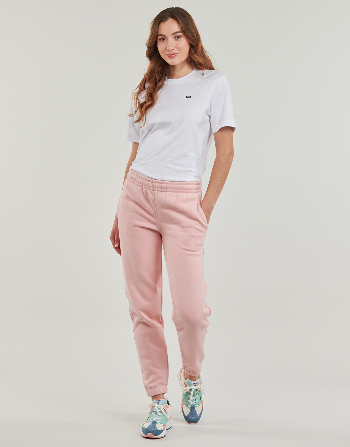 textil Mujer Pantalones de chándal Lacoste XF0853 Rosa