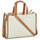 Bolsos Mujer Bolso shopping Lacoste HERITAGE CANVAS ZIPPE Beige