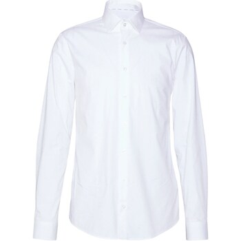 textil Hombre Camisas manga larga Calvin Klein Jeans K10K108229 Blanco