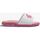 Zapatos Mujer Chanclas Lacoste CHANCLA  SERVE SLIDE DUAL MUJER Blanco