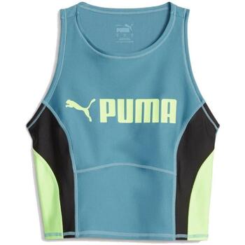 textil Mujer Camisetas manga corta Puma 523840-48 Azul