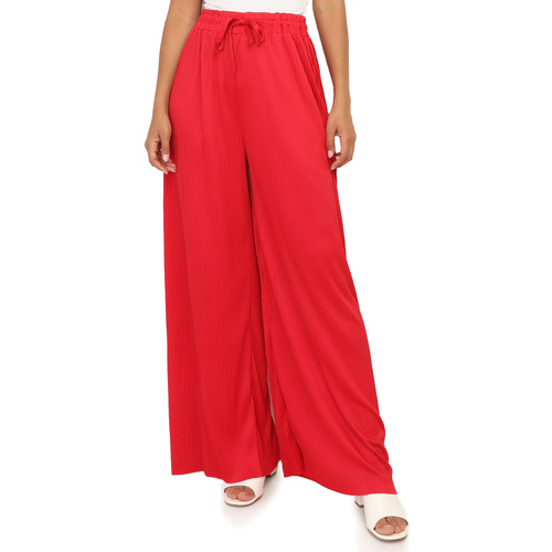 textil Mujer Pantalones La Modeuse 67265_P156257 Rojo