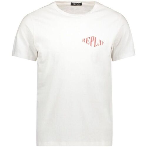 textil Hombre Tops y Camisetas Replay M6483.22662G-001 WHITE Blanco