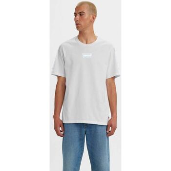 textil Hombre Tops y Camisetas Levi's 16143 0831 RELAXED FIT-TAPE WHITE Gris