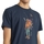 textil Hombre Tops y Camisetas Revolution Regular T-Shirt 1333 HIK - Navy Azul