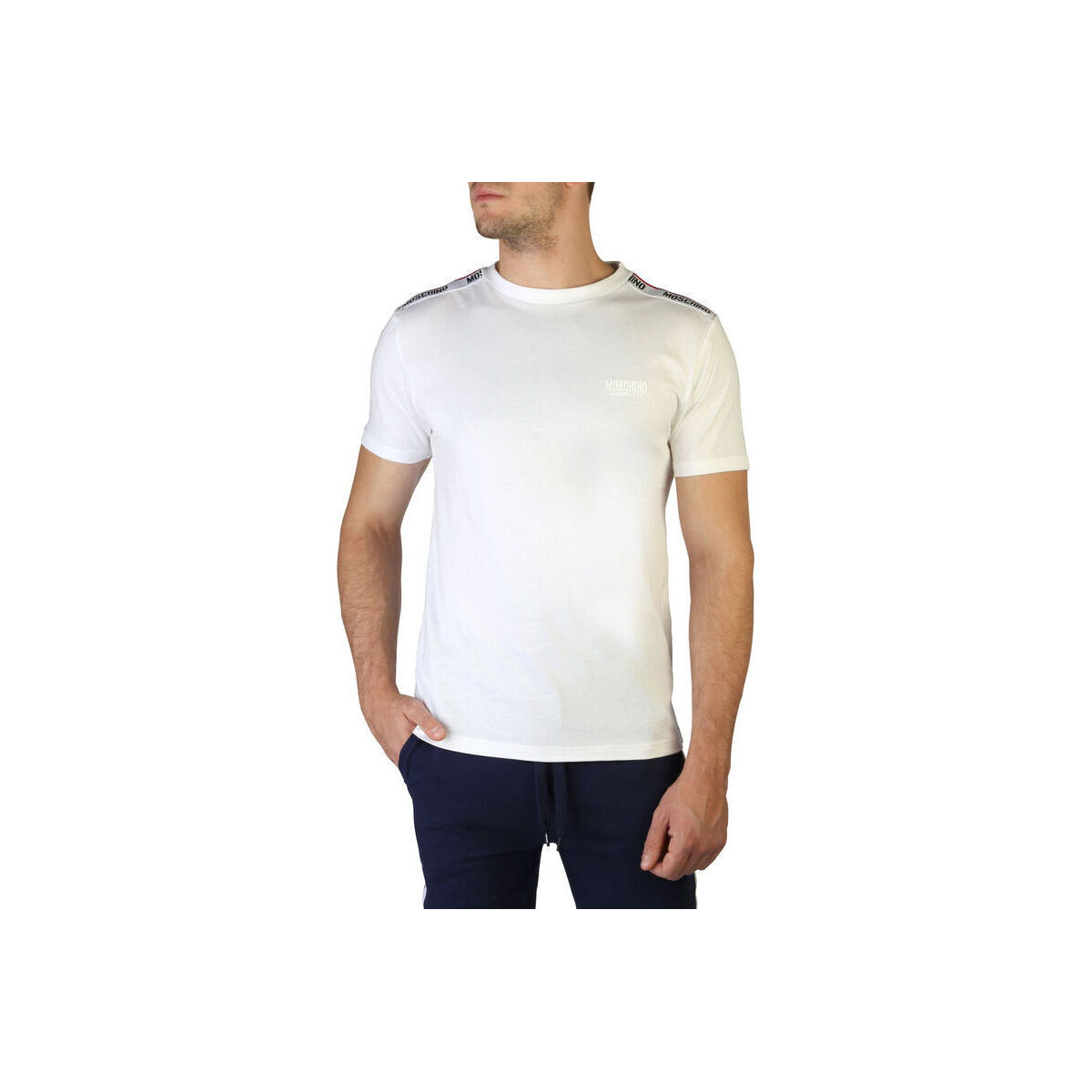 textil Hombre Tops y Camisetas Moschino - 1901-8101 Blanco