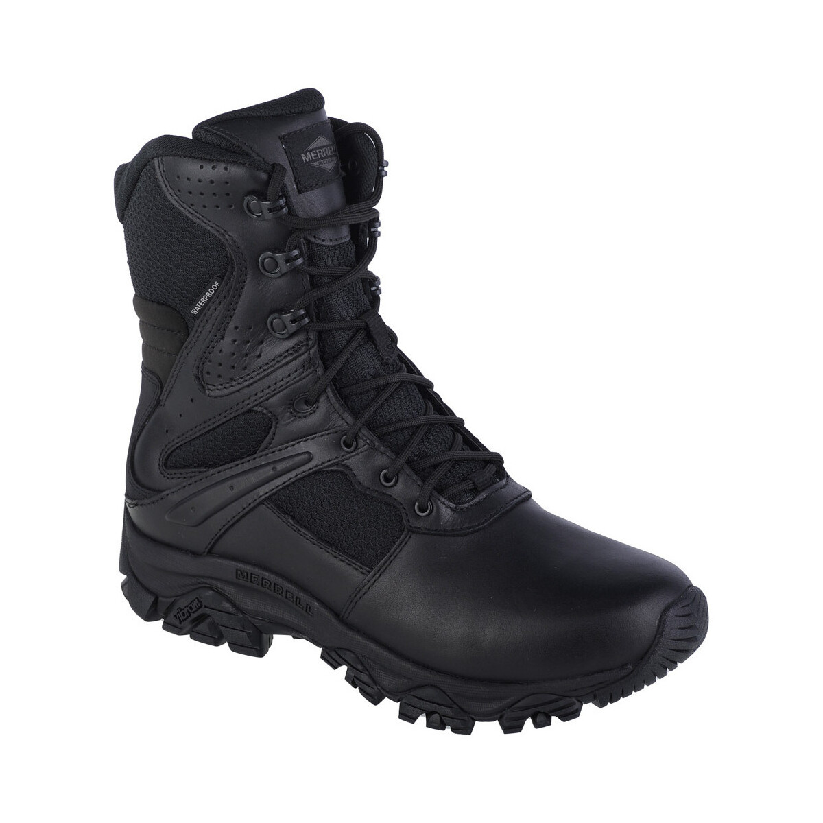 Zapatos Hombre Senderismo Merrell MOAB 3 Tactical Response 8 WP Mid Negro