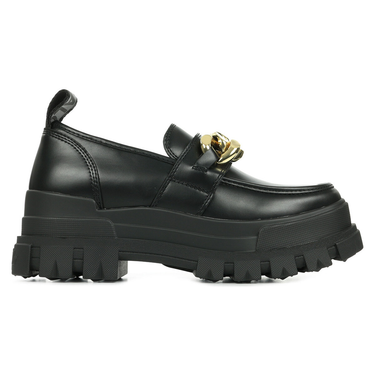 Zapatos Mujer Mocasín Buffalo Aspha Loafer Chain Negro